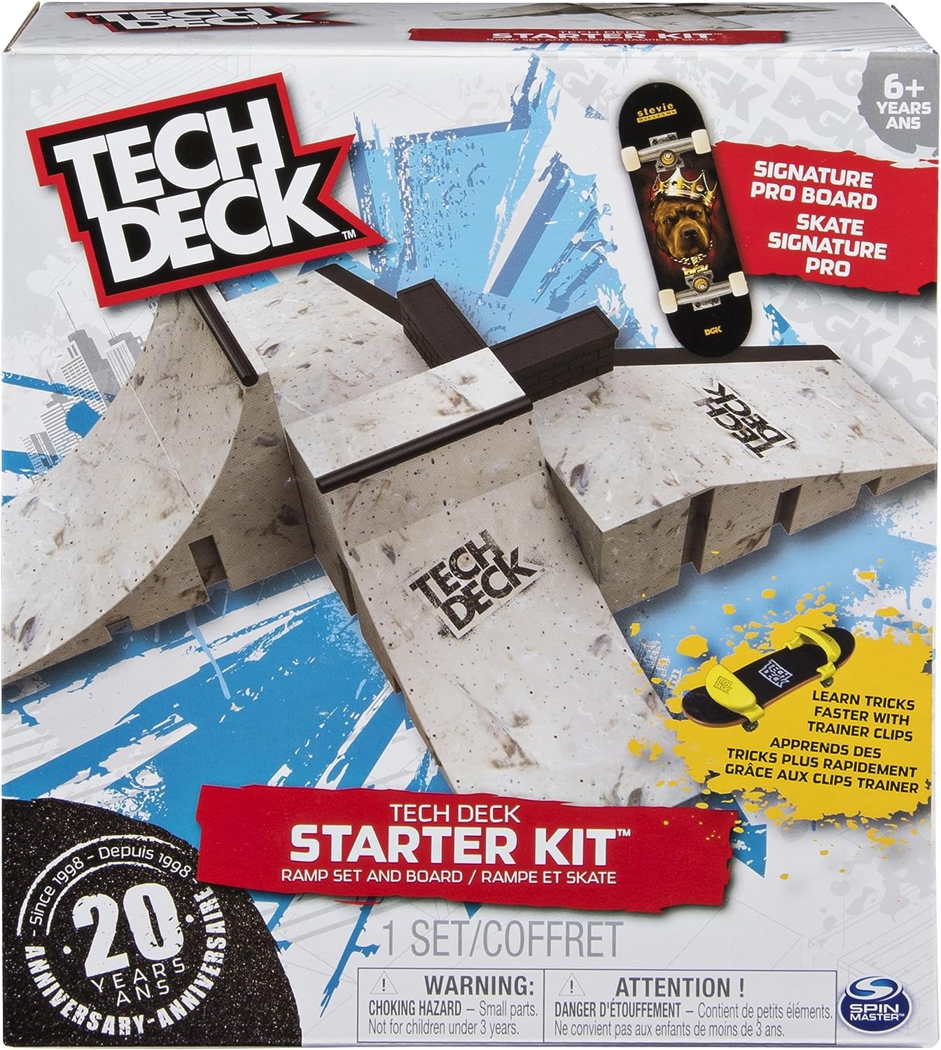 TECH DECK STARTER KIT (RAMP SET AND BOARD)