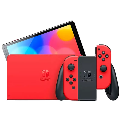 Nintendo Switch Oled 64gb Edición Especial Mario Red Color Rojo