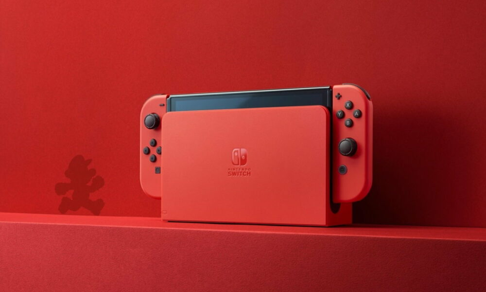 Nintendo Switch Oled 64gb Edición Especial Mario Red Color Rojo