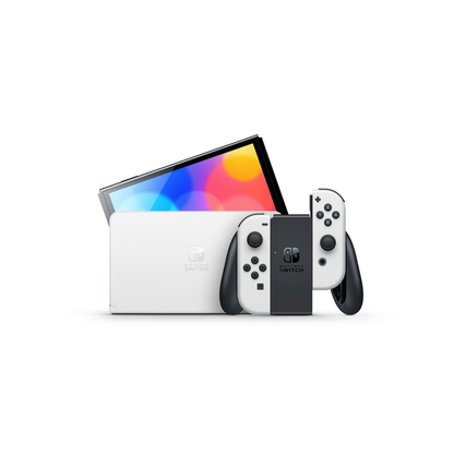 Nintendo Switch OLED con blanco Joy-Con