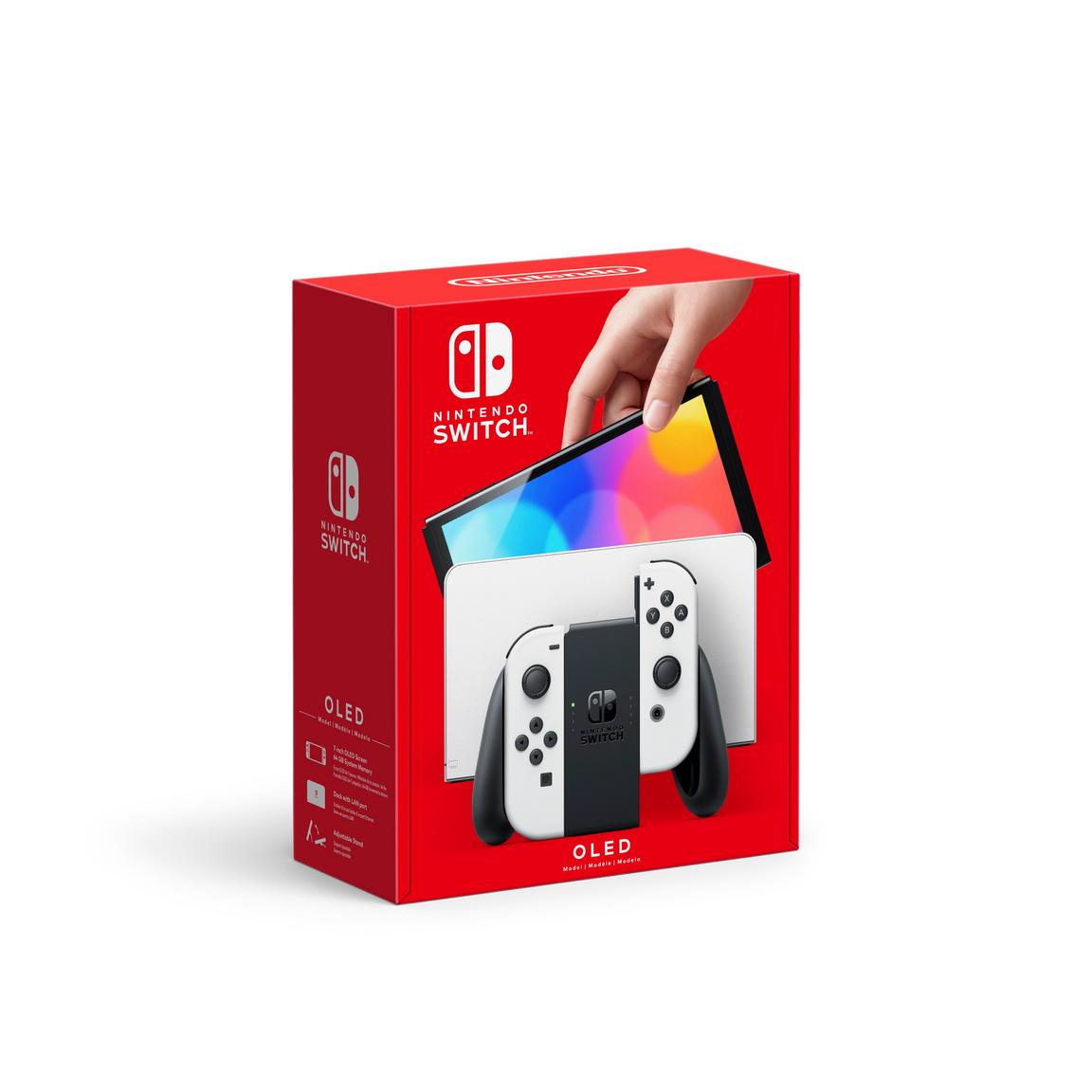 Nintendo Switch OLED con blanco Joy-Con