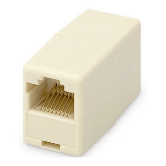 ADAPTADOR CONECTOR RJ45 POR UNIDAD (CONECTOR PARA CABLE RED)