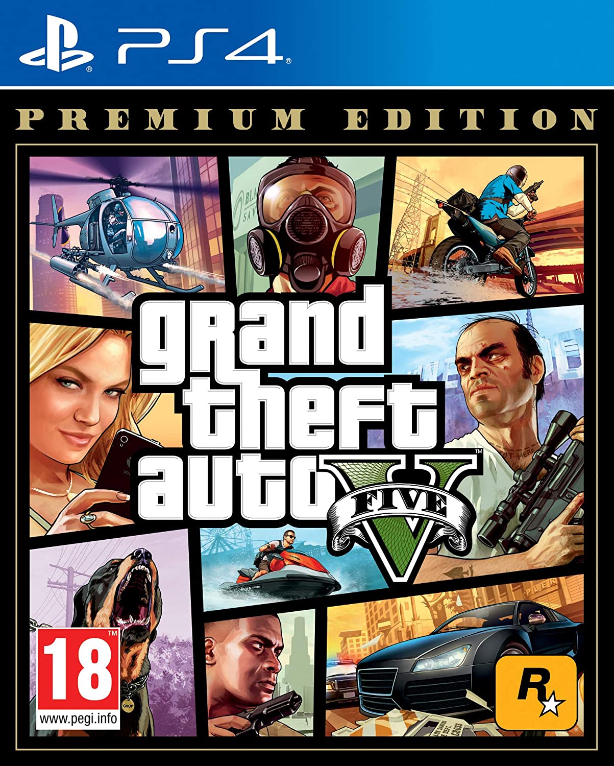 JUEGO PS4 GTA V PREMIUM EDITION