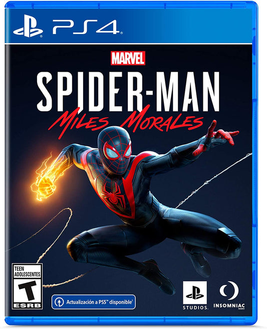 JUEGO PS4 SPIDERMAN MILES MORALES MEDIO USO