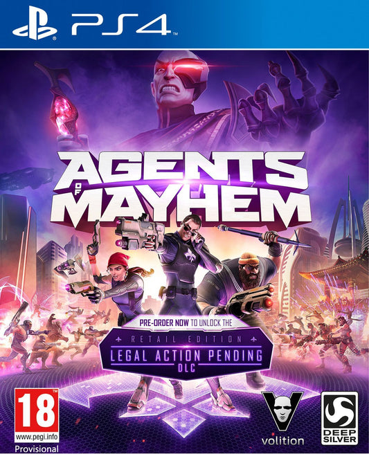 JUEGO PS4 AGENTS MAYHEM MEDIO USO