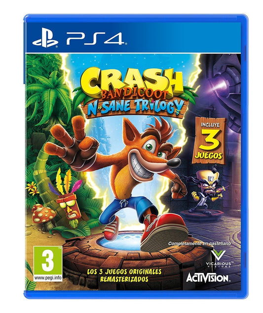 JUEGO PS4 CRASH BANDICOOT N´SANE TRILOGY